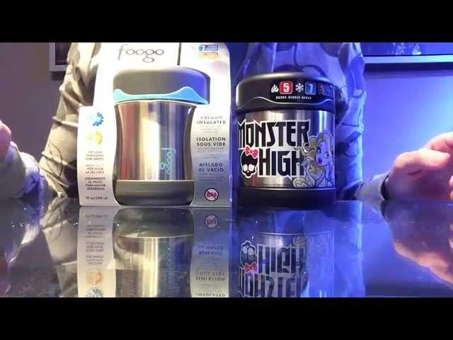 Product Review : Thermos Funtainer vs Foogo Food Jar Video