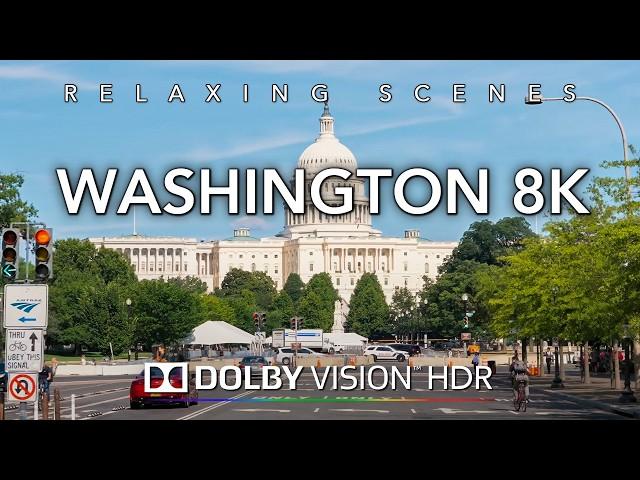 Driving Washington DC 8K Dolby Vision