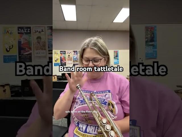 Inside a Middle School Band Room Tattler vs. Rule Breaker! #band #bandroom  #bandclass #banddirector