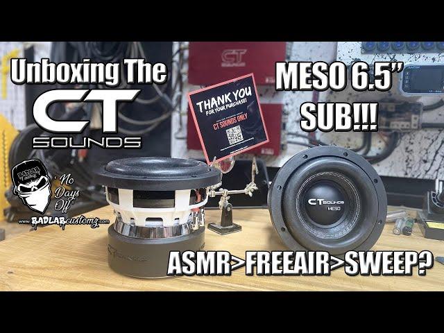 Unboxed the CT Sounds Meso 6.5" SUB! bass sweep?