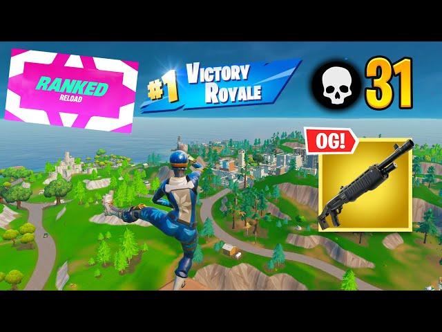 Fortnite Ranked Reload | High Kill Solo vs Squads OG Gameplay (Keyboard & Mouse)