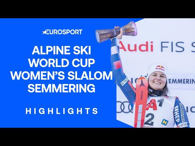 Ski Sensation Zrinka Ljutic's first World Cup Win  | FIS Alpine Ski World Cup 2024/25 Highlights