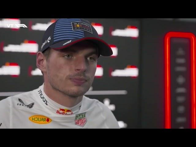 Max Verstappen Post FP2 Interview | Singapore GP24