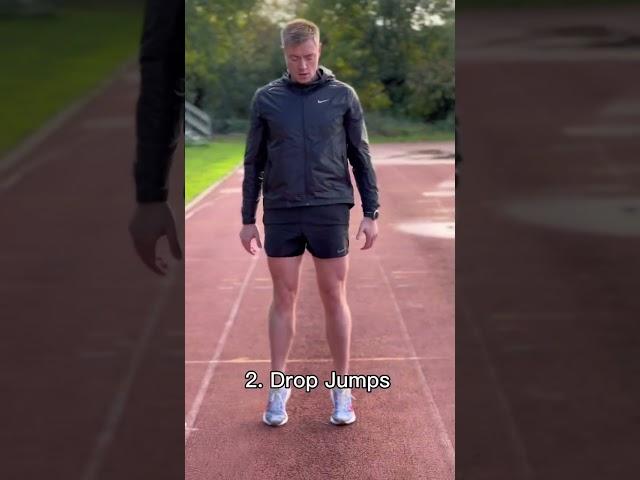 3 EXERCISES to IMPROVE your RUNNING SPEED #running #runner #physio