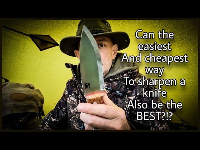 The Absolute Best Knife Sharpening Method - Cheap - Easy