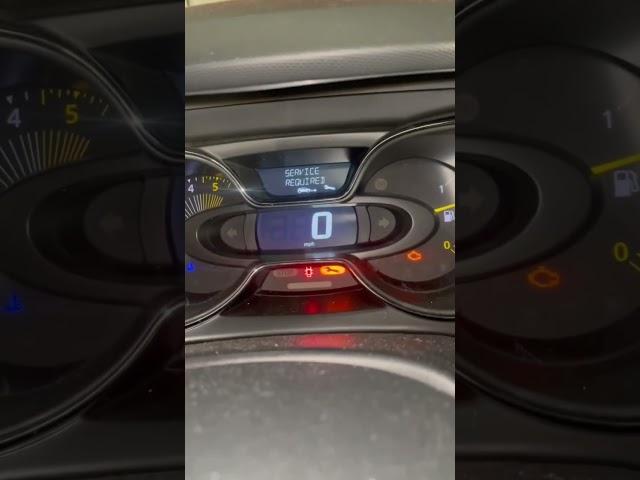 Renault captur service light reset