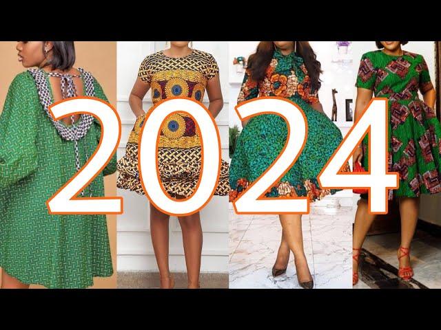 Trendy Ankara Short Gown Styles 2024 | New & Stylish Ankara Dresses for African Women