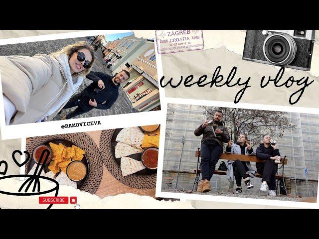 WEEKLY VLOG | grwm za fotkanje u Zagrebu | mamina štrudla ️