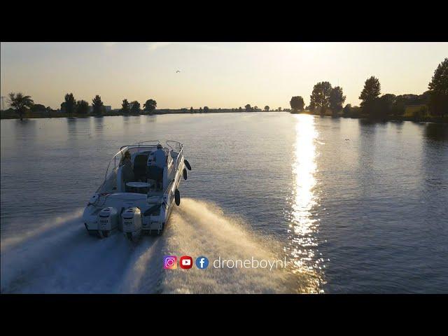 Chasing a 300HP speed boat with a drone - EPIC SHOTS - v2 (other music) - droneboynl - 4K