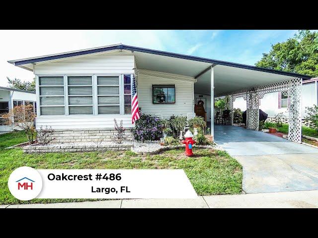 Very Nice Mobile/Manufactured Home For Sale in Oakcrest MHP Lot 486 Largo, FL