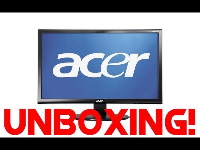 Geek Bytes - Acer 21.5" Flat-Panel LCD Monitor Unboxing