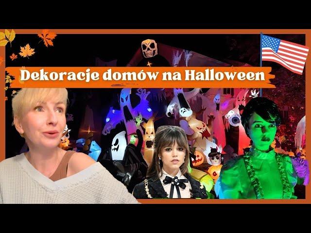 Dekoracje domów na HALLOWEEN w USA  / vlogtober family beauty box