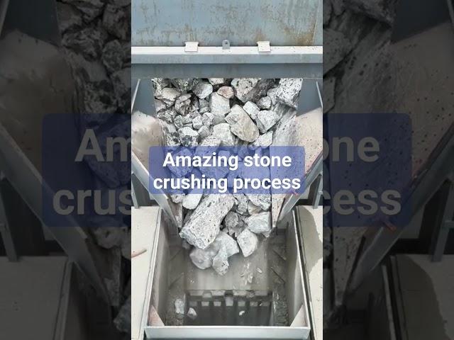 Amazing stone crushing jaw crusher work with cone crusher hard granite aggregate crusher machine