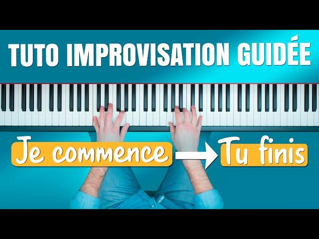 TUTO IMPROVISATION : Un accompagnement PARFAIT pour JOUER TA MUSIQUE au Piano (niveau tout débutant)