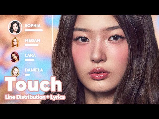 KATSEYE - Touch (Line Distribution + Lyrics Karaoke) PATREON REQUESTED