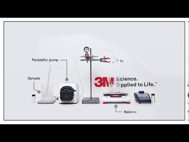 3M™ Zeta Plus™ P max – Constant flow test tutorial for depth filter sizing