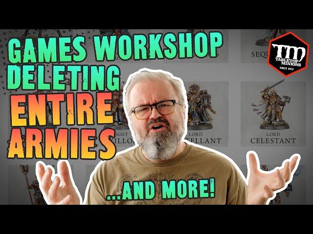 Games Workshop Deleting ENTIRE ARMIES for Age of Sigmar