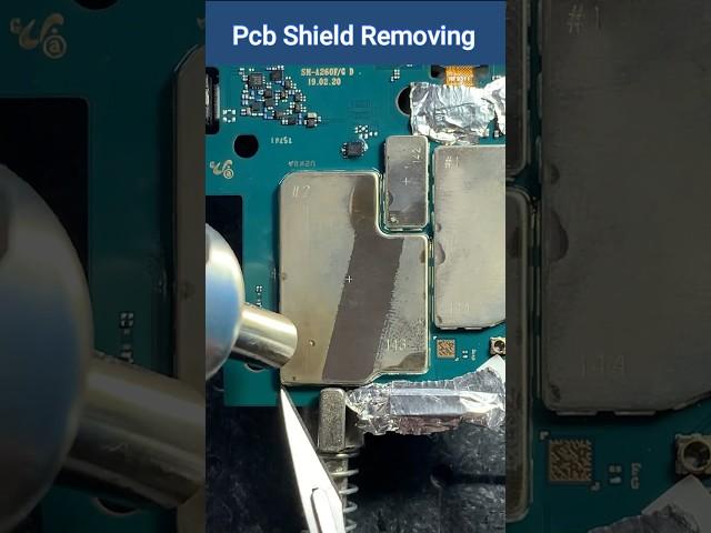 Pcb Shield Removing #technology #mobilerepair