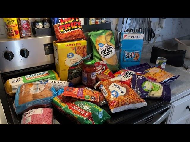 WEEKLY BUDGET GROCERY HAUL  WINTER STORM ADDITION 