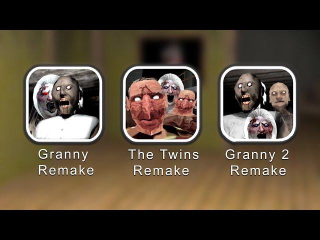 All DVloper Games Remake Full Gameplay - Granny 1.9 Remake Vs The Twins Remake Vs Granny 2 Remake