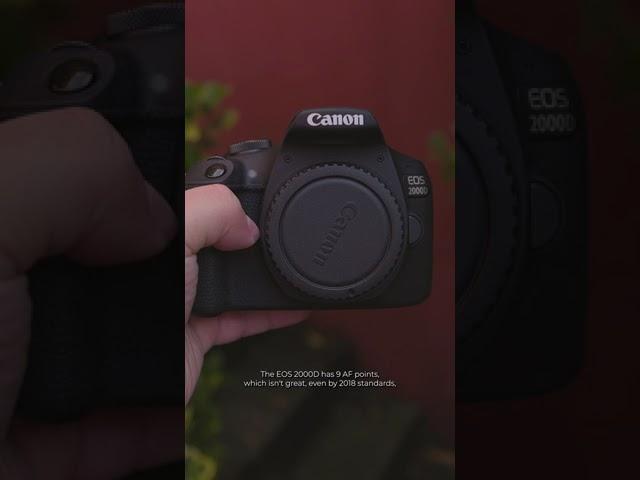 How Many AF Points Does the Canon 2000D Have?