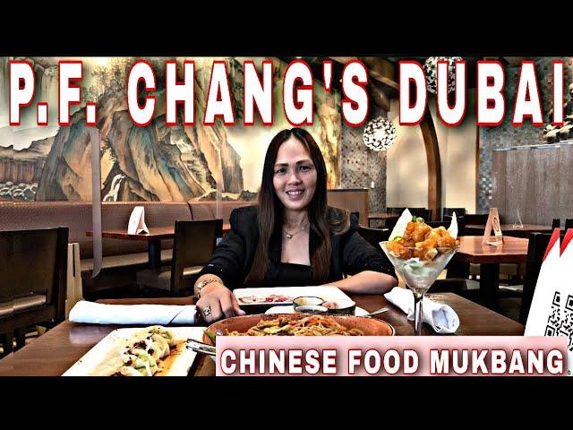 CHINESE FOOD MUKBANG AT P.F. CHANG’s DEIRA DUBAI