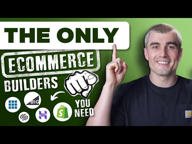 Top 5 BEST Ecommerce Website Builders 2024