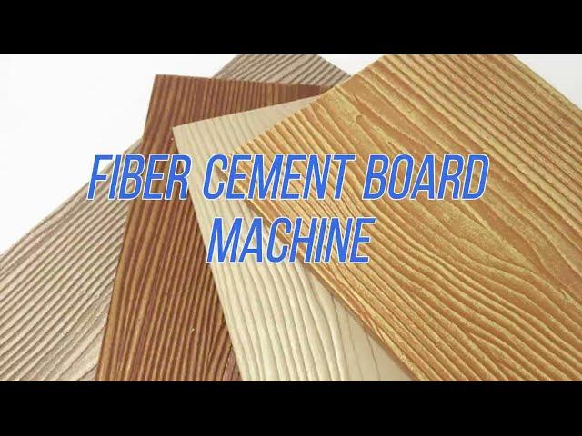 Fiber Cement Siding Sheet Machine,Cement Board Machine, Cement Decoration Board Machine