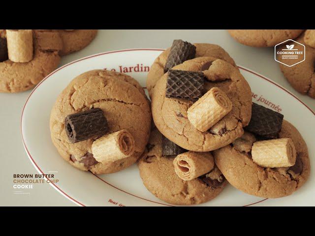 버터를 태우면 쿠키가 더 맛있어져요! 브라운 버터 초콜릿칩 쿠키 만들기 : Brown Butter Chocolate Chip Cookie Recipe | Cooking tree