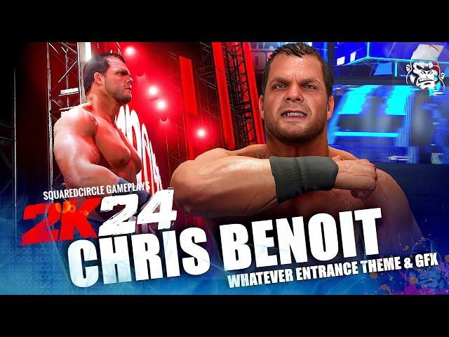 WWE 2K24 Chris Benoit w/ Whatever Entrance Theme | New WWE 2K24 Mods