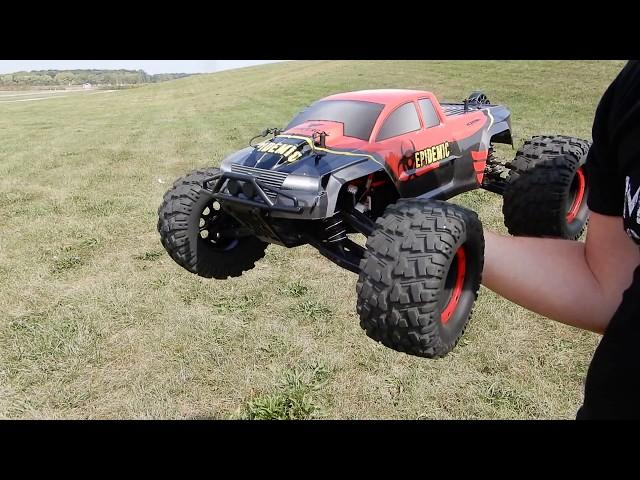 Force Rc Epidemic 1/8 Scale Brushless Rc Monster Truck Park Run