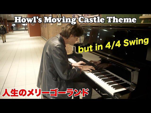 “Howl’s Moving Castle Theme” but in 4/4 swing with sheet music