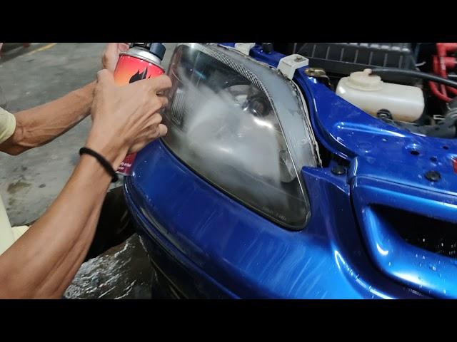 Cara jimat kilatkan lampu kereta ll Diy ll Restore .....