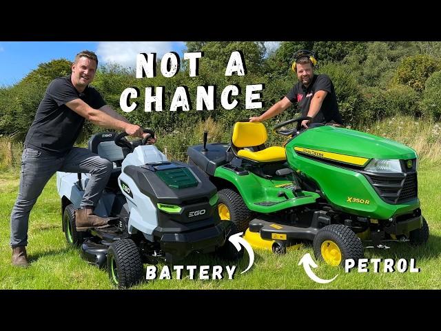 Is a Battery EGO Ride On Tractor as GOOD as a Petrol John Deere?