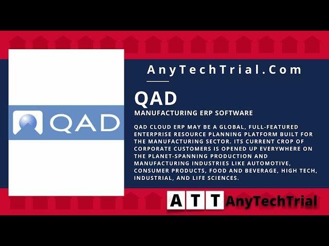 QADQAD Manufacturing ERP Software | Enterprise Resource Planning Software | AnyTechTrial.Com