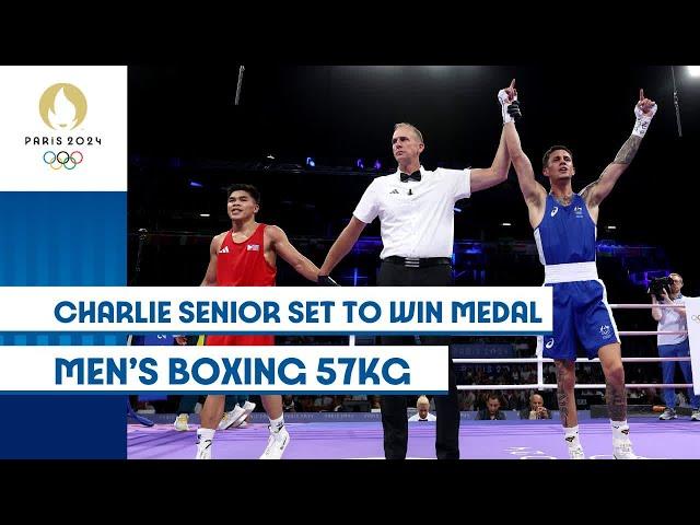 Charlie Senior Win Medal Men's Boxing 57kg  | Paris 2024 Highlights