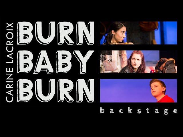 Burn Baby Burn - backstage