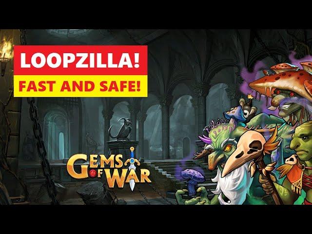 Gems of War Underspire Easy Fast Best Loop No Mythic Team!