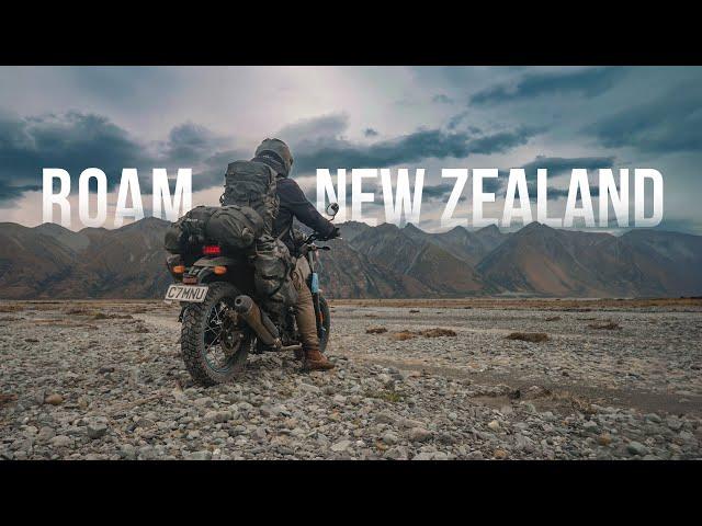 Exploring  New Zealand by motorbike