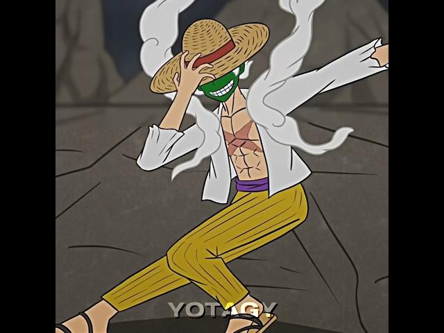 Luffy with The Mask  #anime #animeedit #onepiece #luffy #kaido #shorts #fyp #foryou