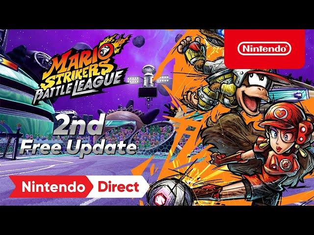 Mario Strikers: Battle League 2nd Free Update – Nintendo Direct 9.13.22 – Nintendo Switch