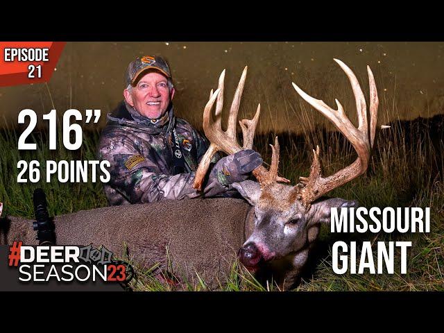 216” World Class Missouri Whitetail | Terry Drury’s Largest Buck Ever, 26 Points | Deer Season 23