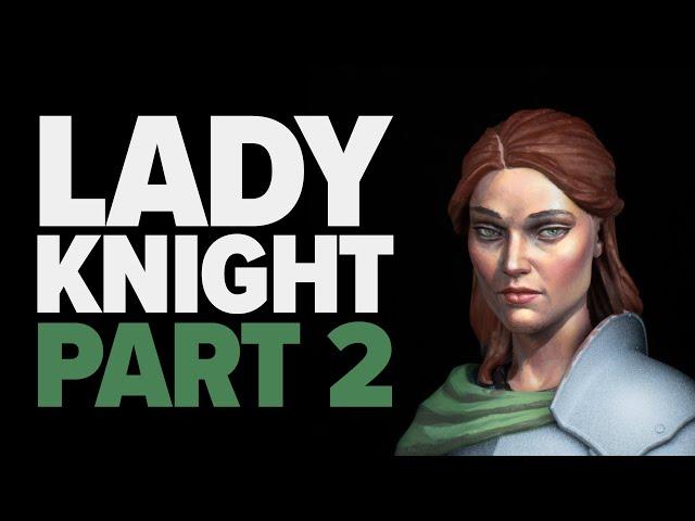 Lady Knight Bust Part 2: How to Paint a Female Face