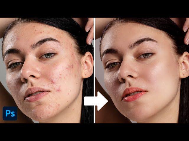 High-End Skin Softening in 2 Minute in Photoshop |  photoshop tutorial