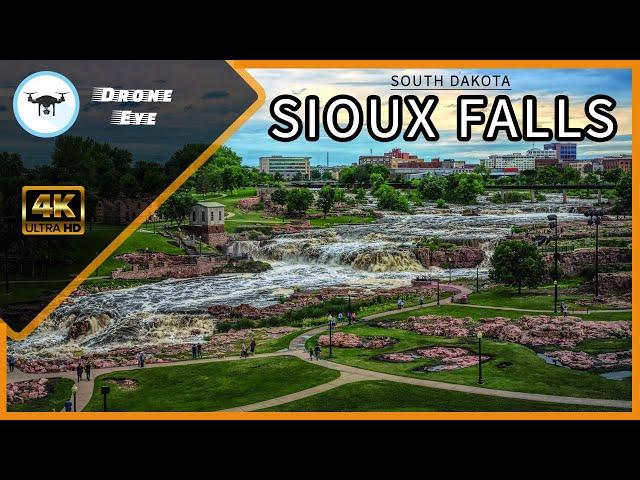  Sioux Falls | South Dakota | USA  | Through A Drone's Eye | 4K Drone Footage | Mind Relaxing ‍