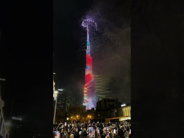 Dubai New Year’s 2024 Burj Khalifa fireworks  NYE Dubai UAE 2024 New Year’s Celebration