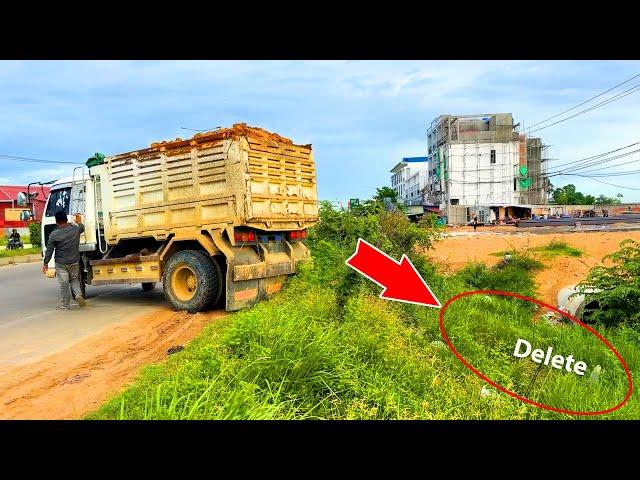 Getting Started Project, Heavy machinery, Processing Filling Up The Land, By Bulldozer & Dump Truck