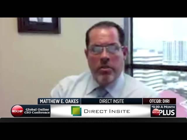 Direct Insite CEO Presents @ RedChip Global Online CEO Conference, July 2014