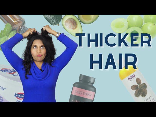 How to Naturally Grow Thicker Hair