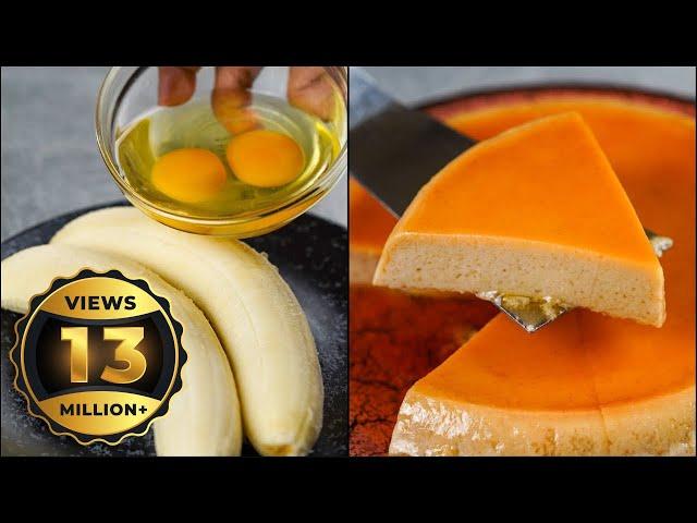 I COMBINE EGG WITH BANANA & MAKE THIS BANANA PUDDING RECIPE | EASY BANANA PUDDING RECIPE | NO OVEN